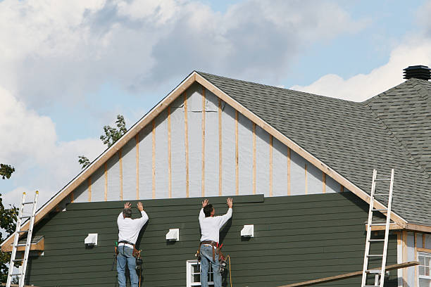 Professional Siding Installation technician working in Langhorne, PA